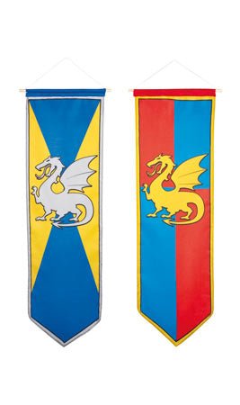 Stendardo Medievale Drago Medio