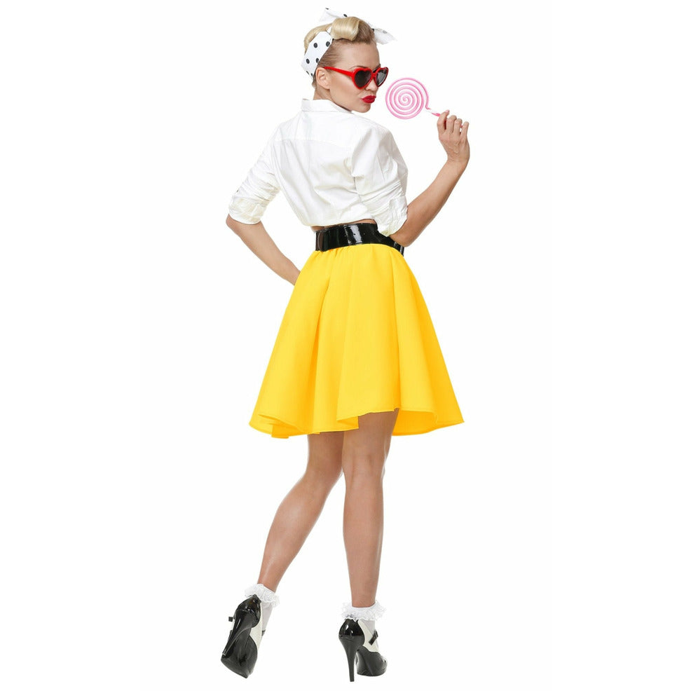 Falda de Rock Amarilla | Don Disfraz