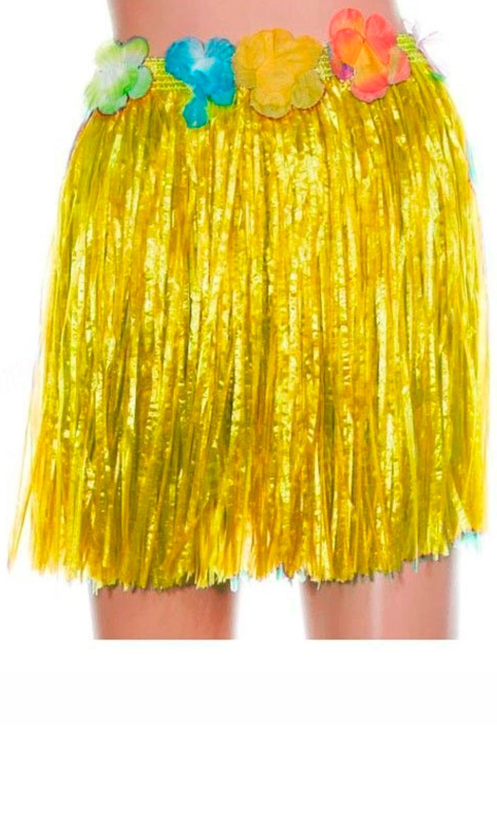Gonna Hawaiana Fiori Gialle