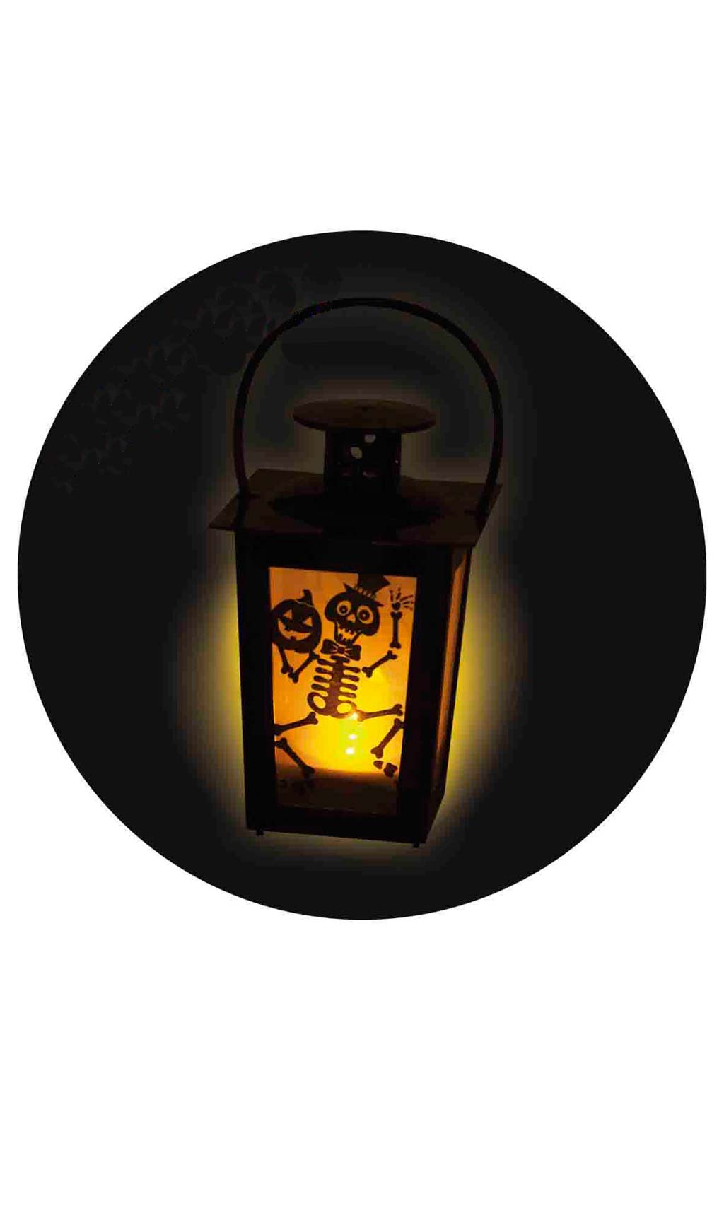 Lanterna con Candela Luminosa