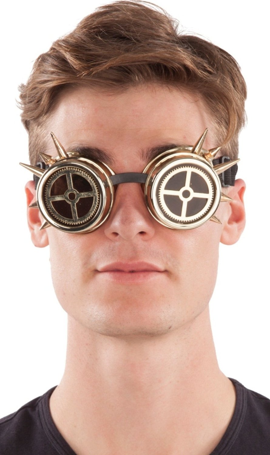 Occhiali da Steampunk Dorate