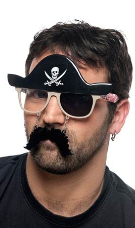 Occhiali Pirata Baffi