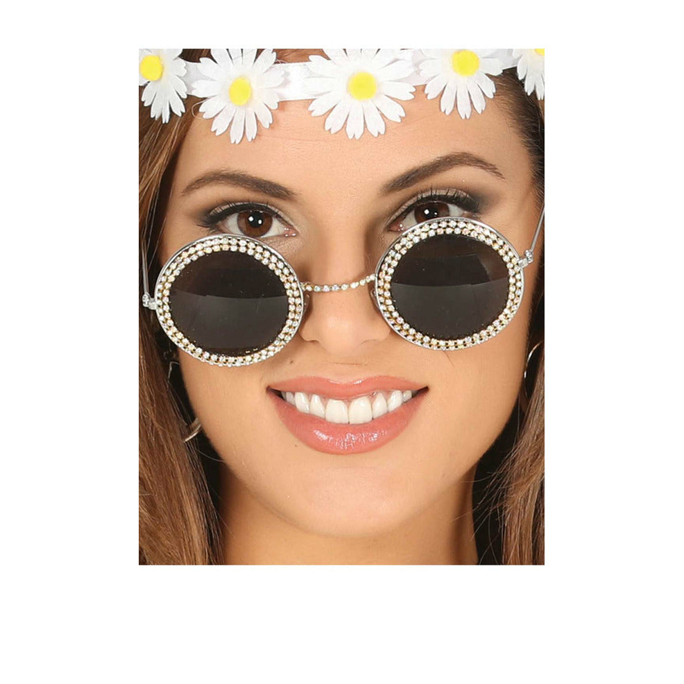 Gafas Redondas Brillantes | Don Disfraz