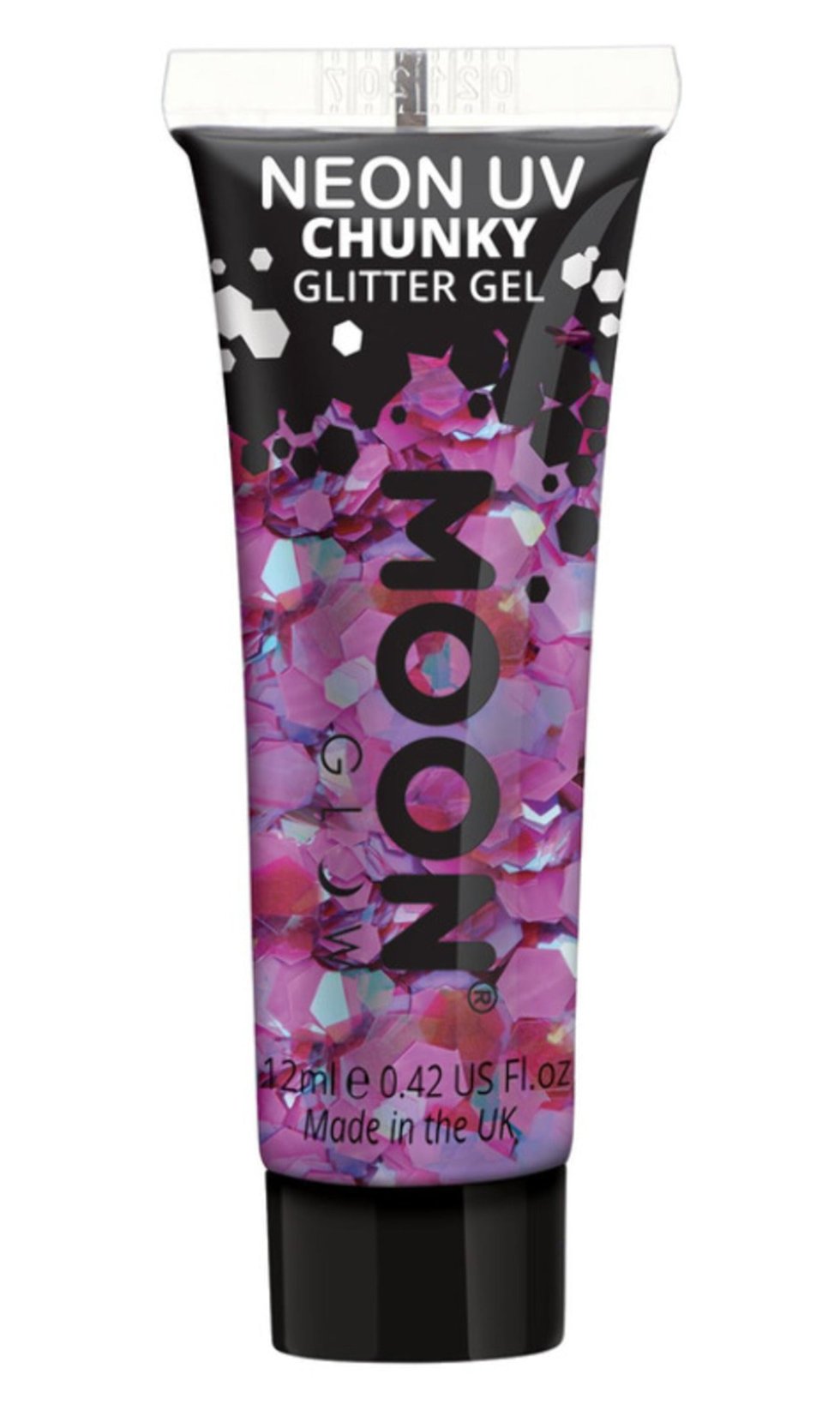 Glitter gel viola neon UV