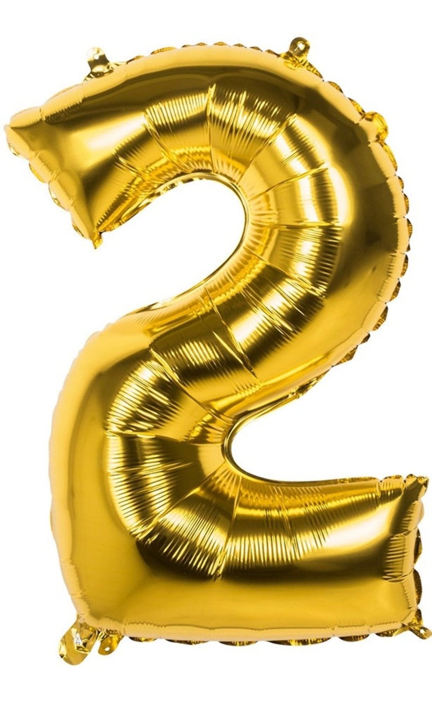Palloncino Numero 2 Oro 86cm