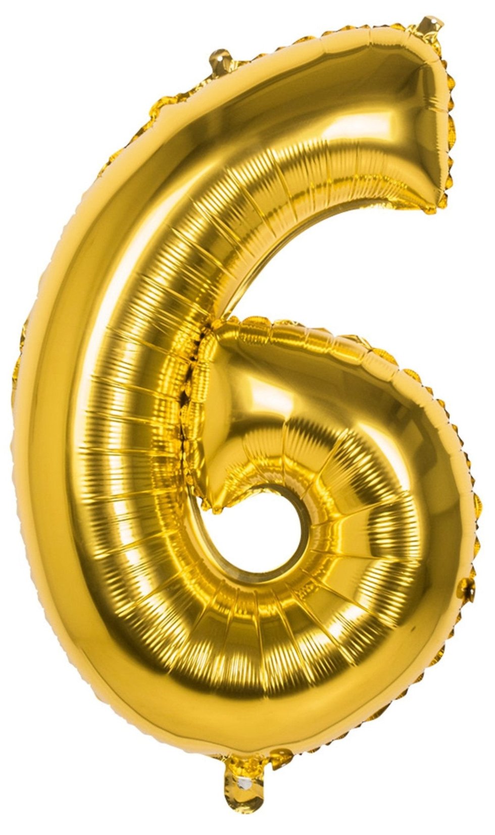 Palloncino Numero 6 Oro 86cm