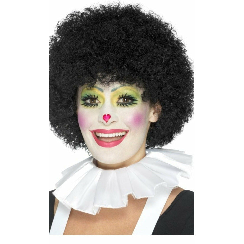 Gorguera de Payaso Blanca | Don Disfraz