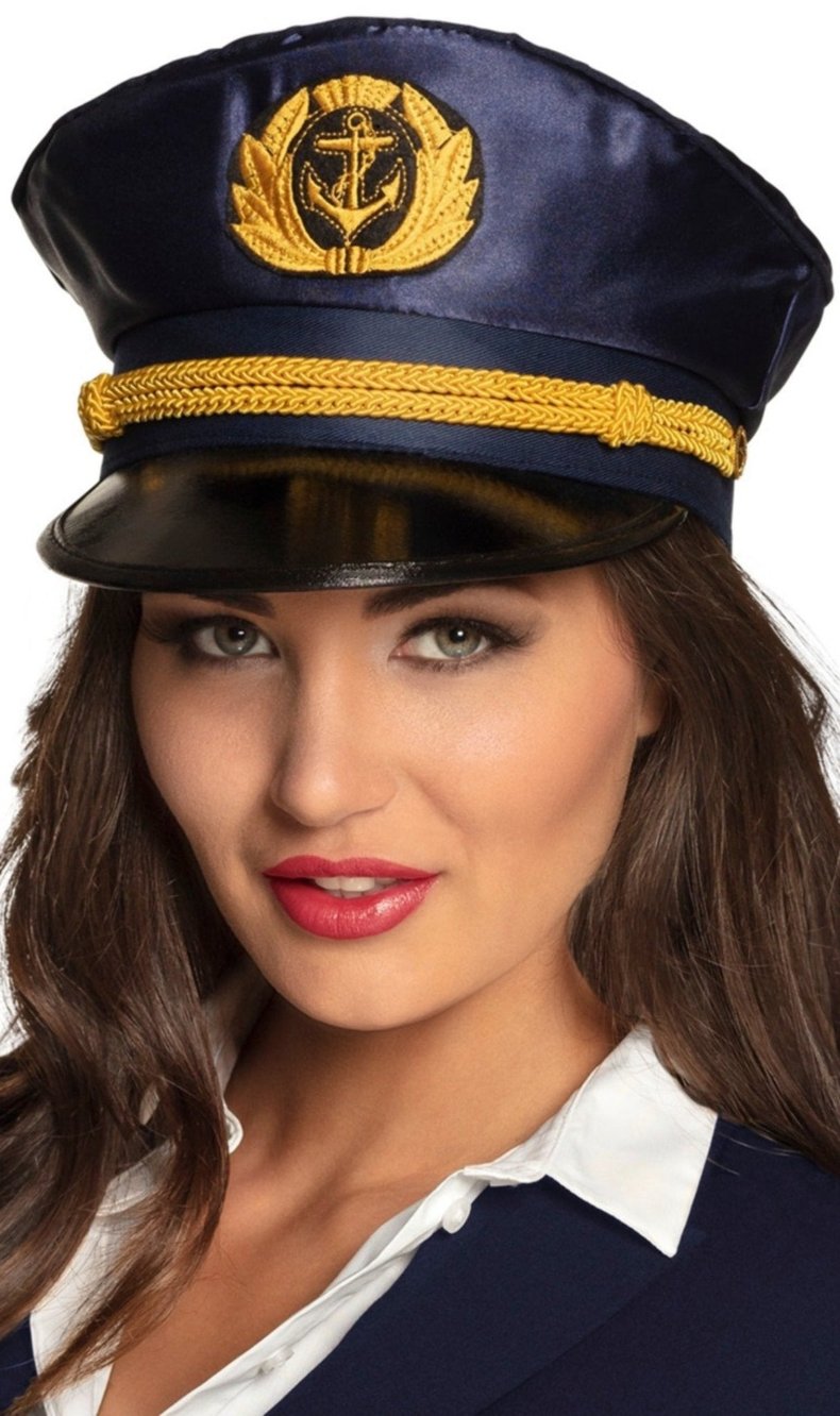 Cappello Capitano Marina Blu