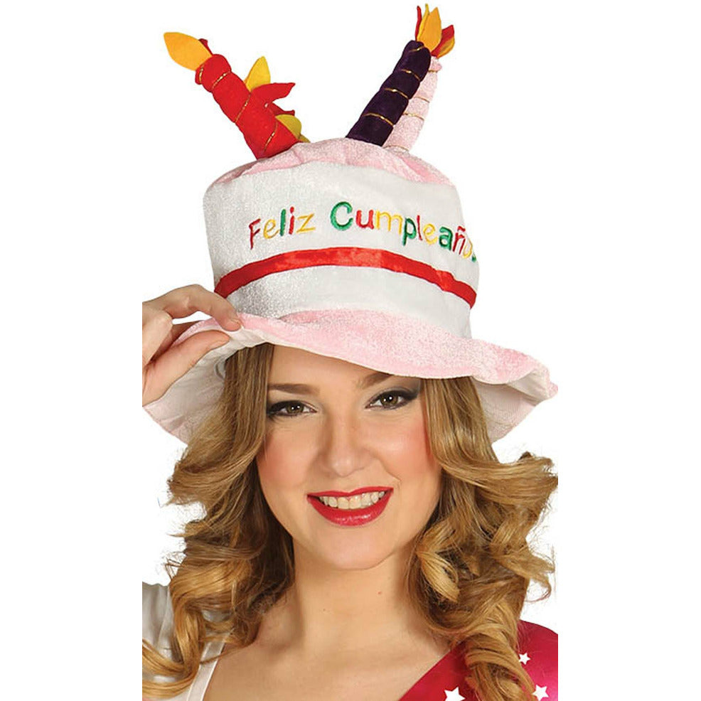 Gorro de "Feliz Cumpleaños" Rosa | Don Disfraz