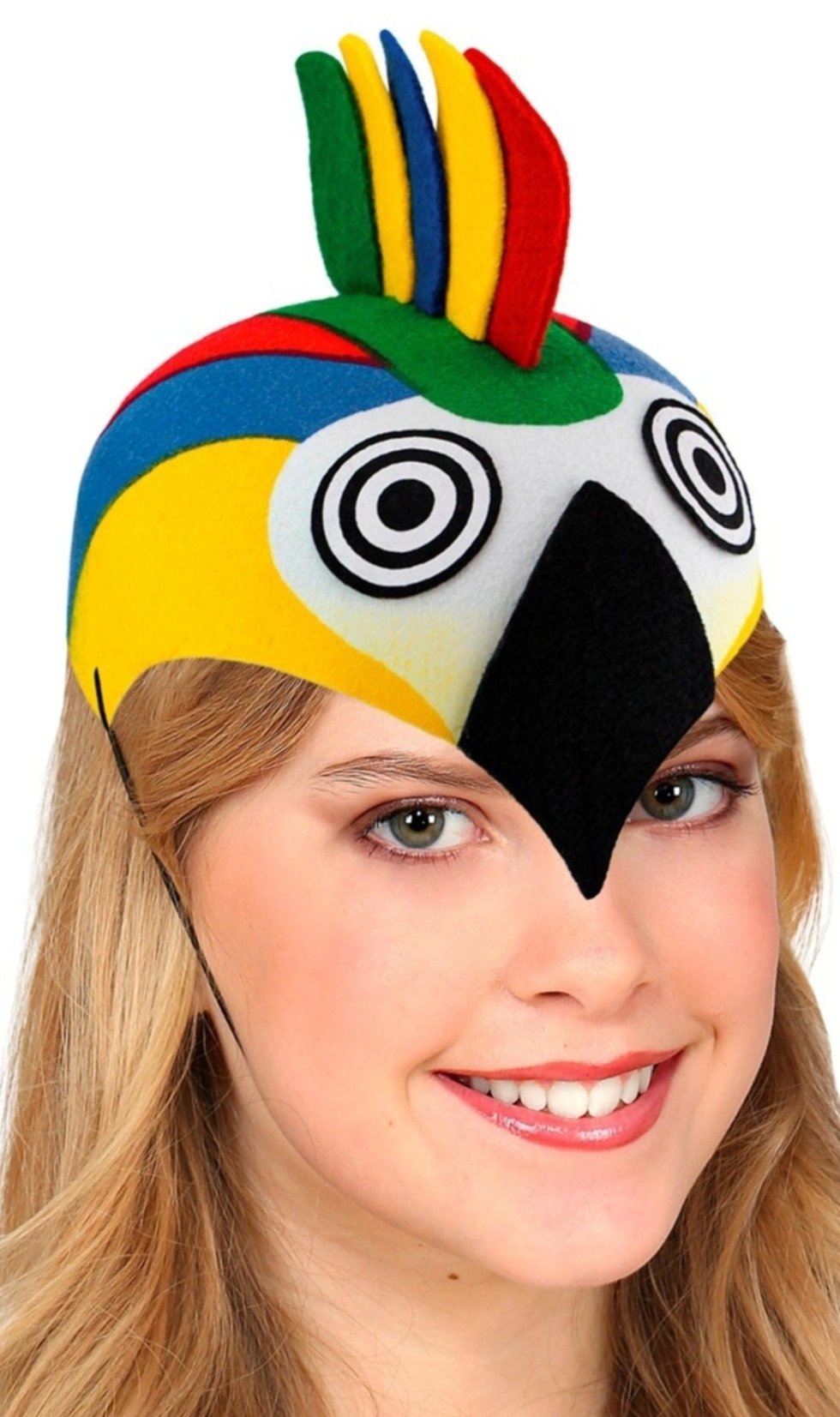 Cappello da pappagallo multicolore