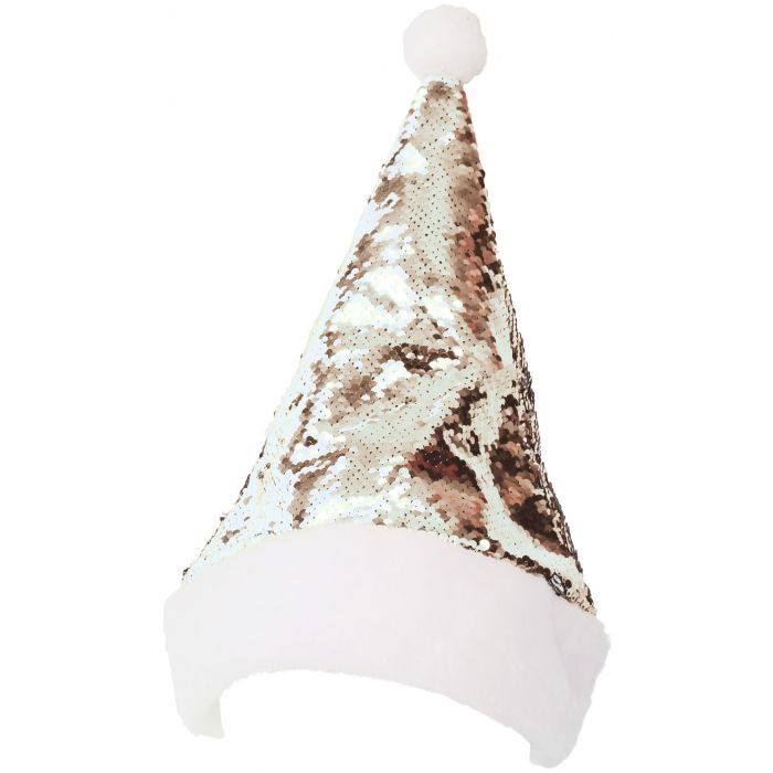 Cappello da Babbo Natale Dorato