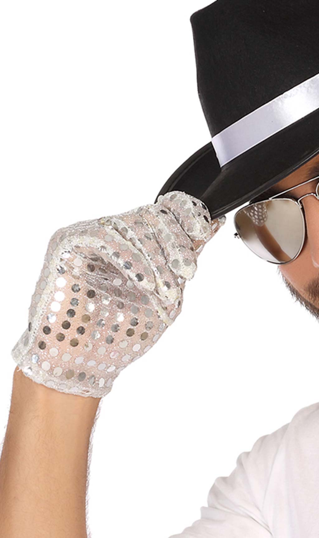 Guanti Corti Argento