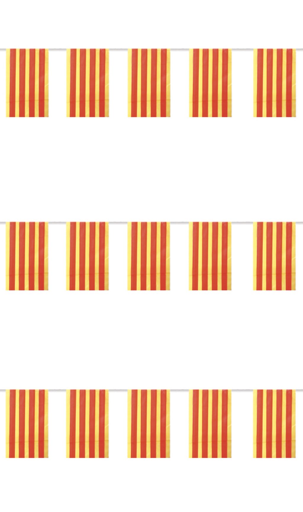Festone rosso e giallo