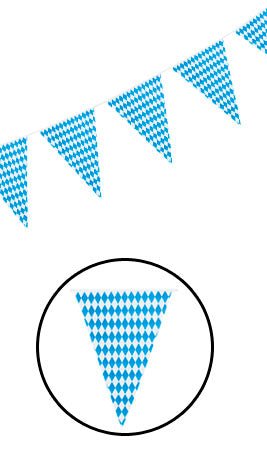 Festone Oktoberfest Triangoli