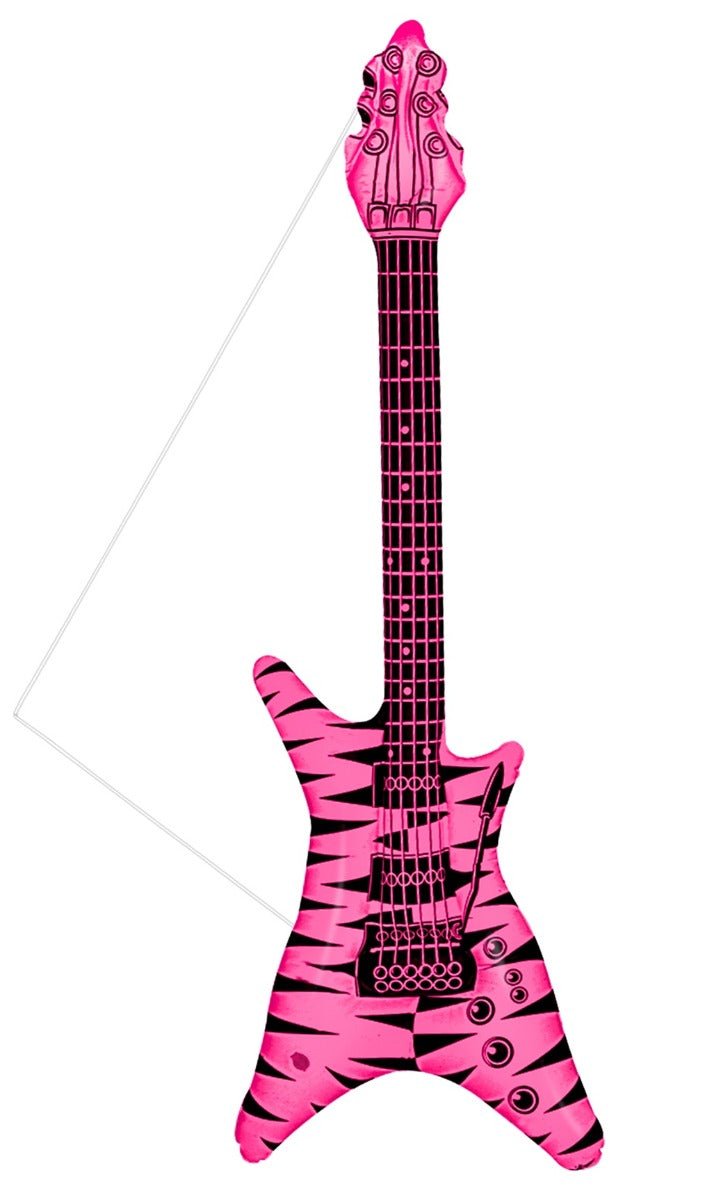 Chitarra Rock Rosa Gonfiabile
