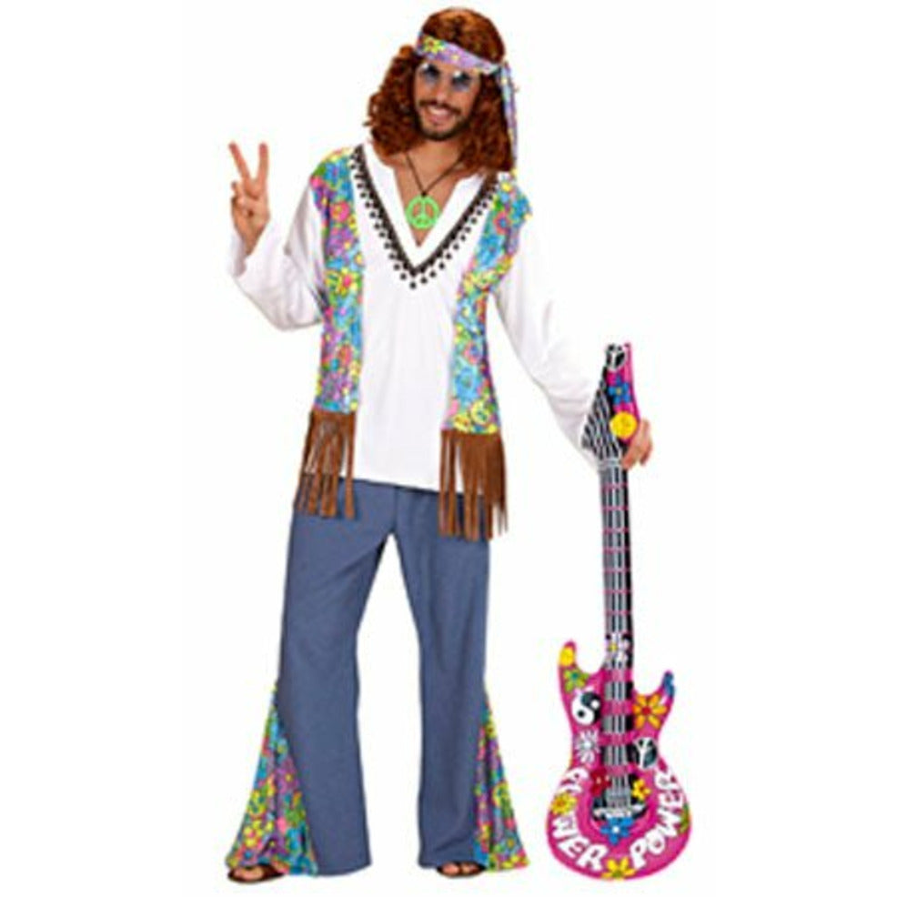Guitarra Hippie Flower Hinchable | Don Disfraz