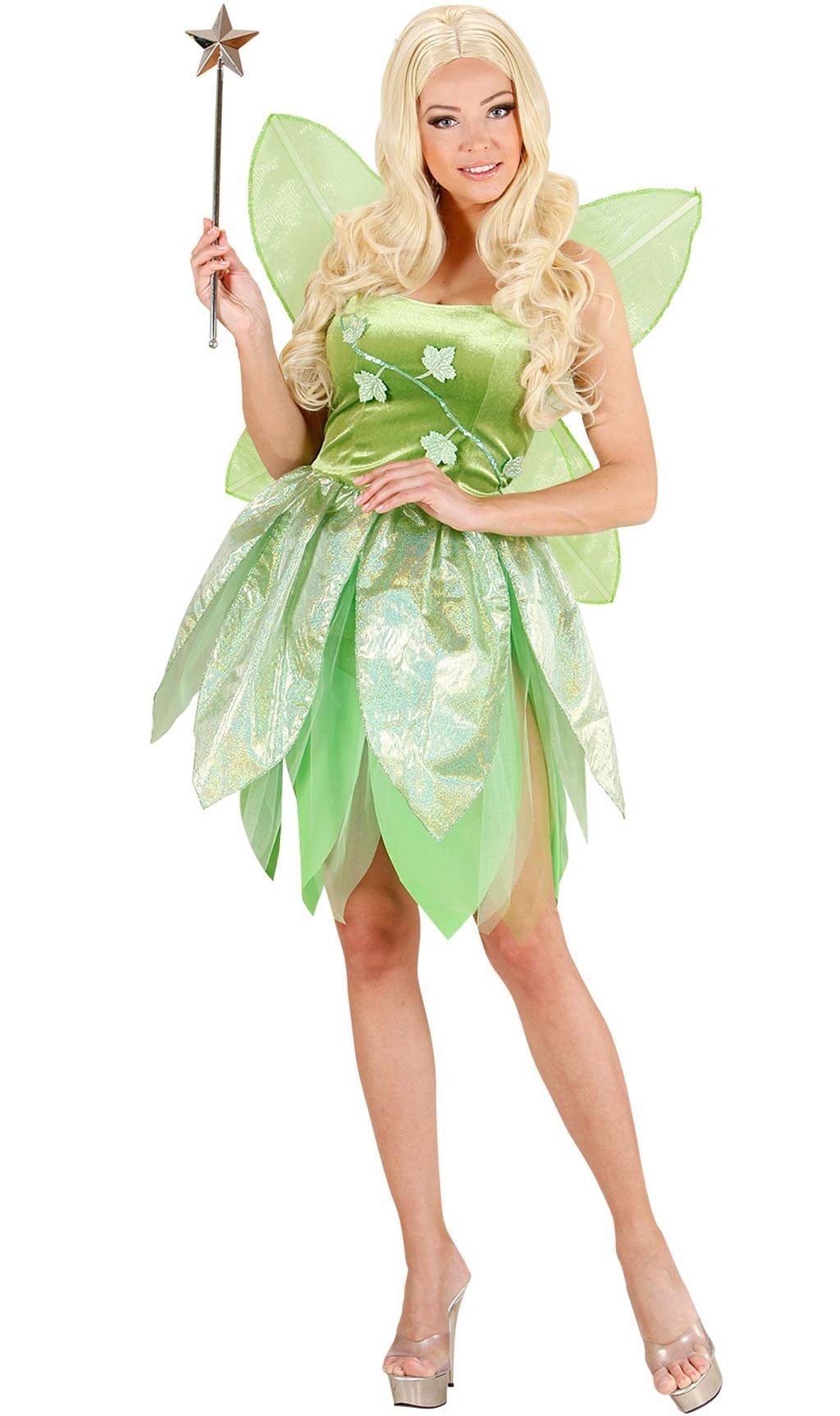 Costume fata campanellina verde per donna: Costumi adulti,e vestiti di  carnevale online - Vegaoo