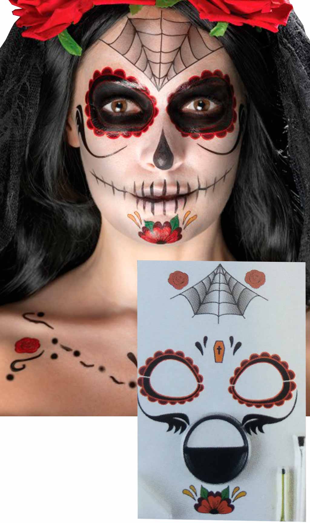 Kit da Trucco "Dia De Los Muertos" Catrina