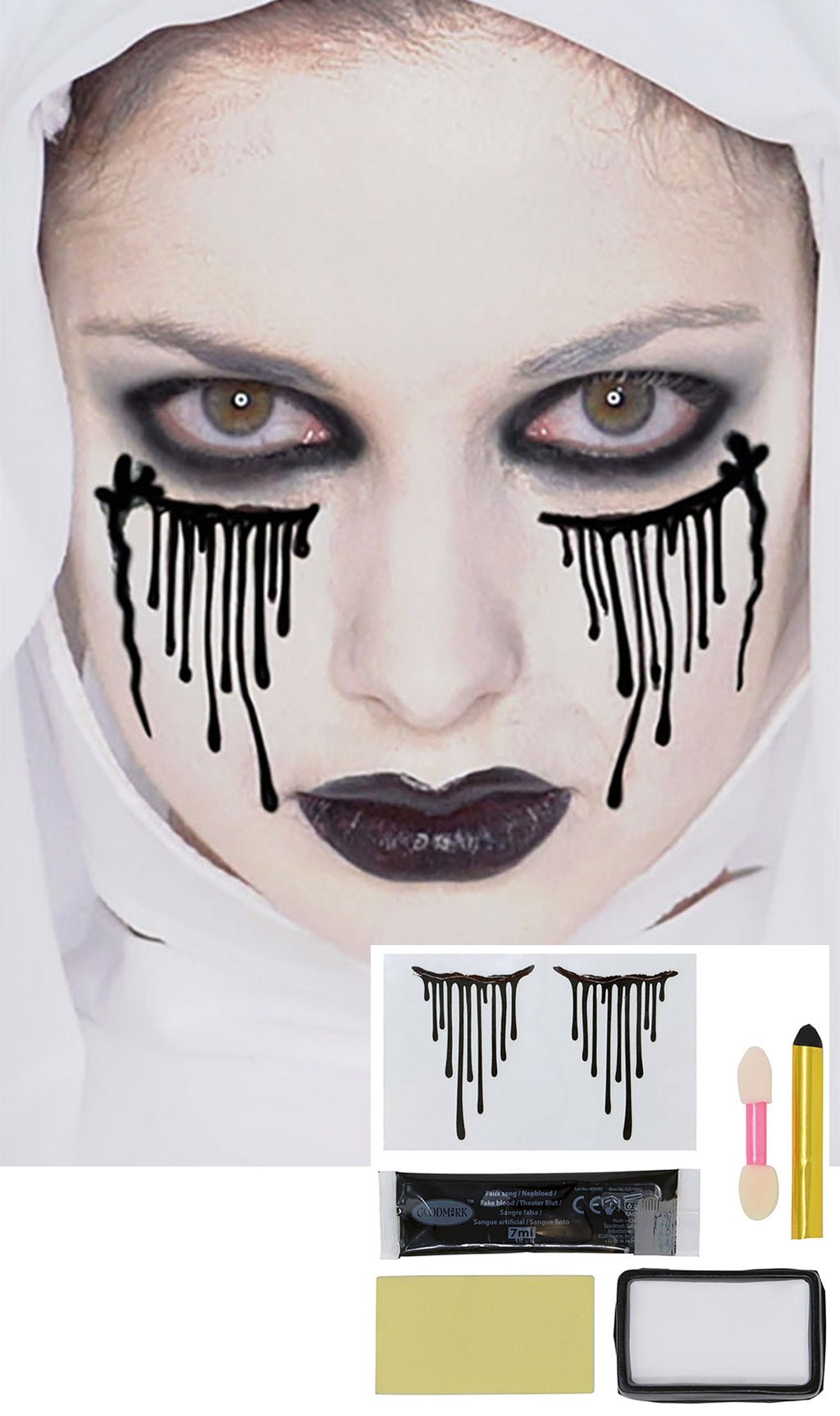 Kit per il trucco da suora
