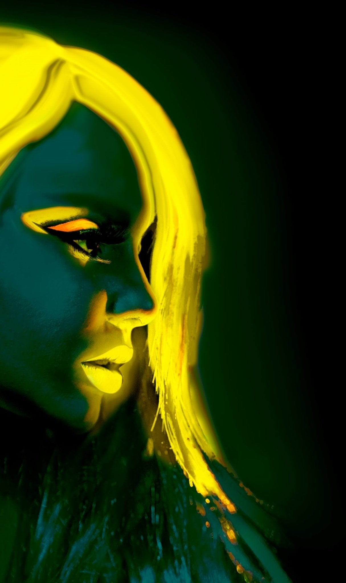 Trucco Giallo Neon