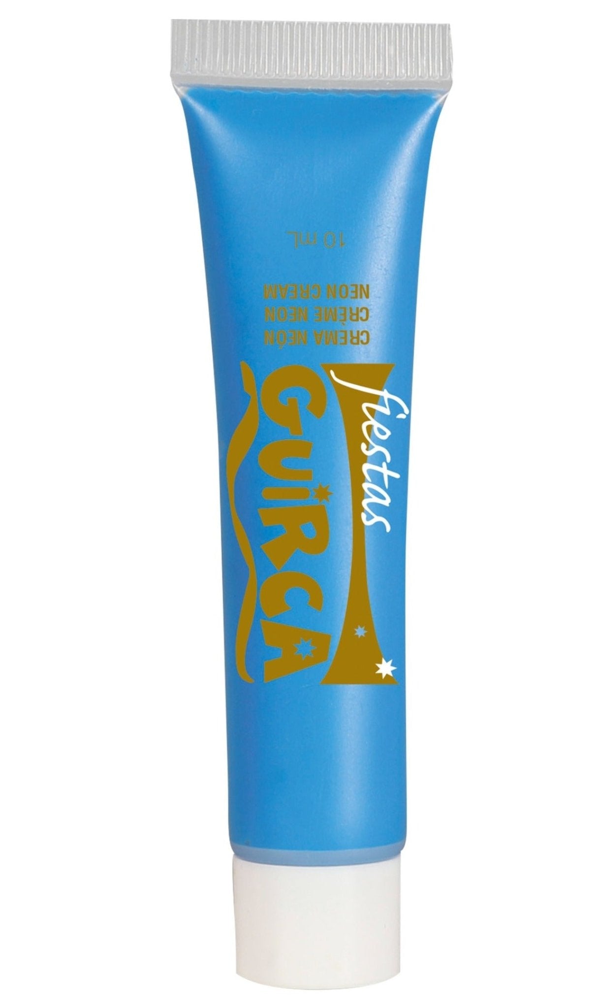Trucco crema fosforescente blu