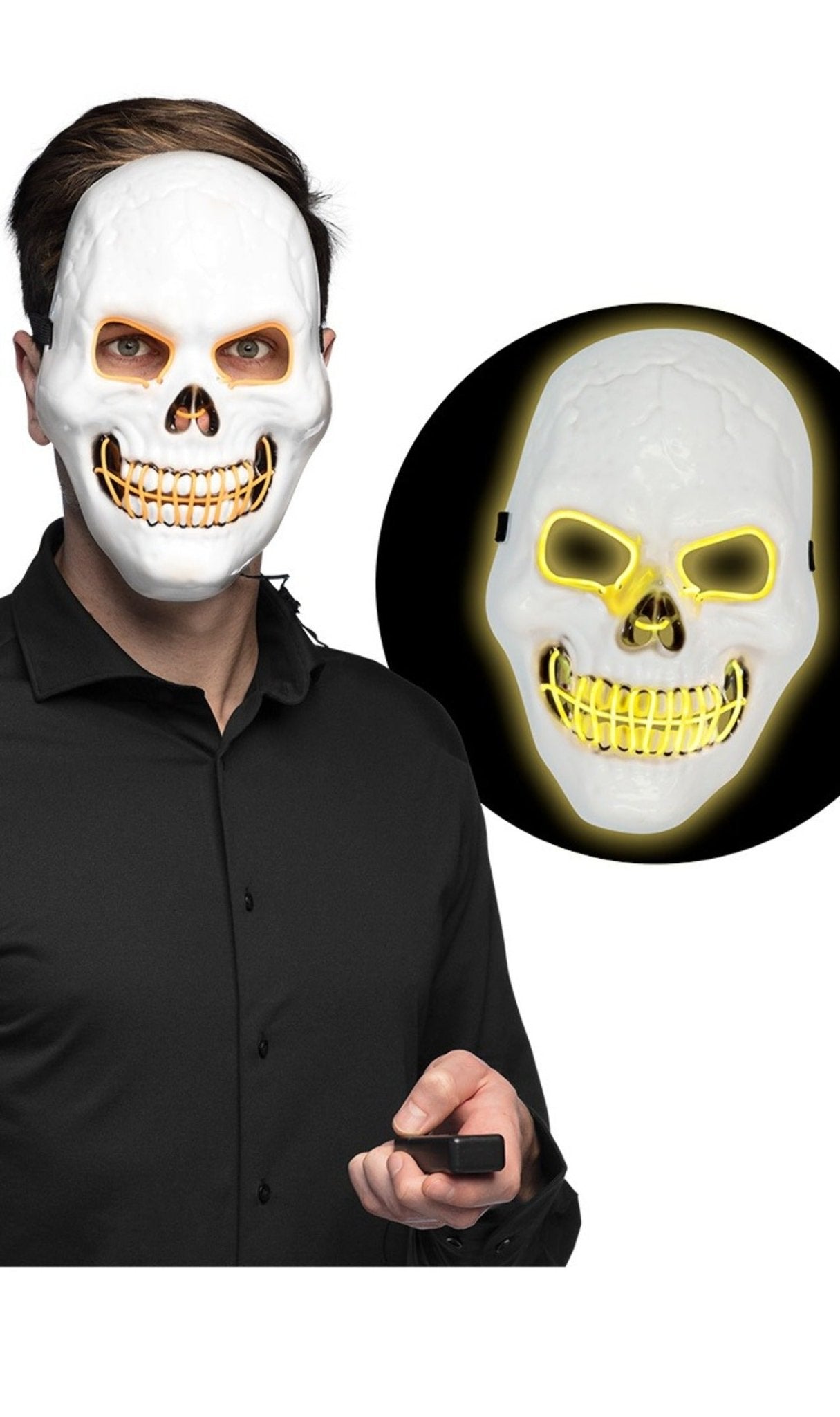 Maschera Teschio Assassino Led
