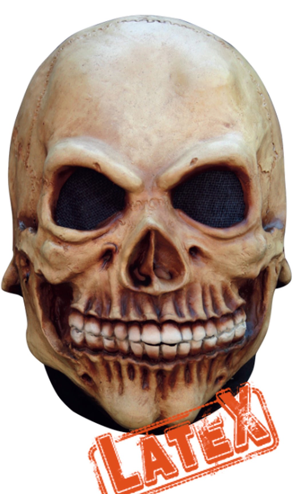 Maschera Teschio Macabro infantile in lattice