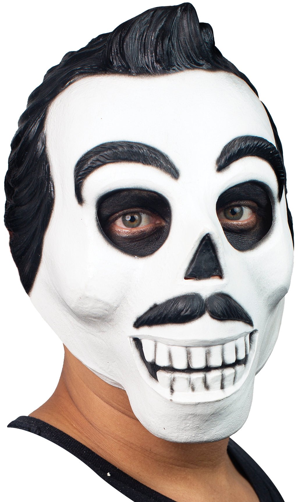 Maschera scheletro in lattice con cappello e capelli - Negozio di Carnevale  - Costumi di Carnevale e Accessori per Adulti e Bambini