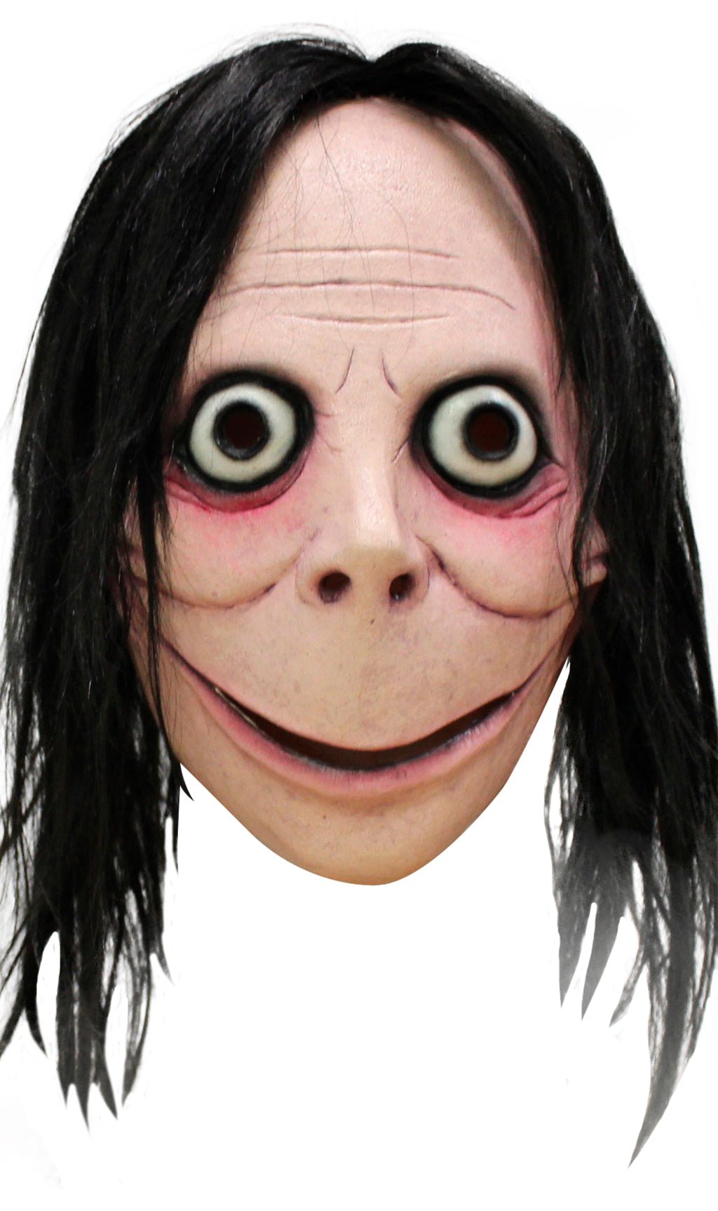Maschera da Momo Creepypasta in lattice