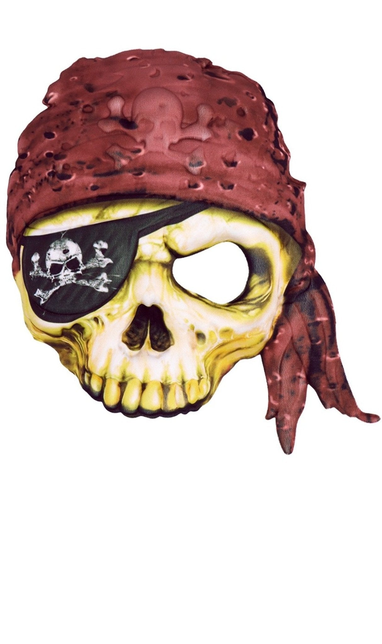 Maschera Zombie pirata Eva infantile