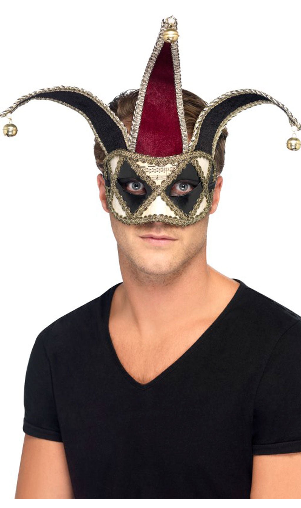 Maschera Veneziana Arlecchino Gotico