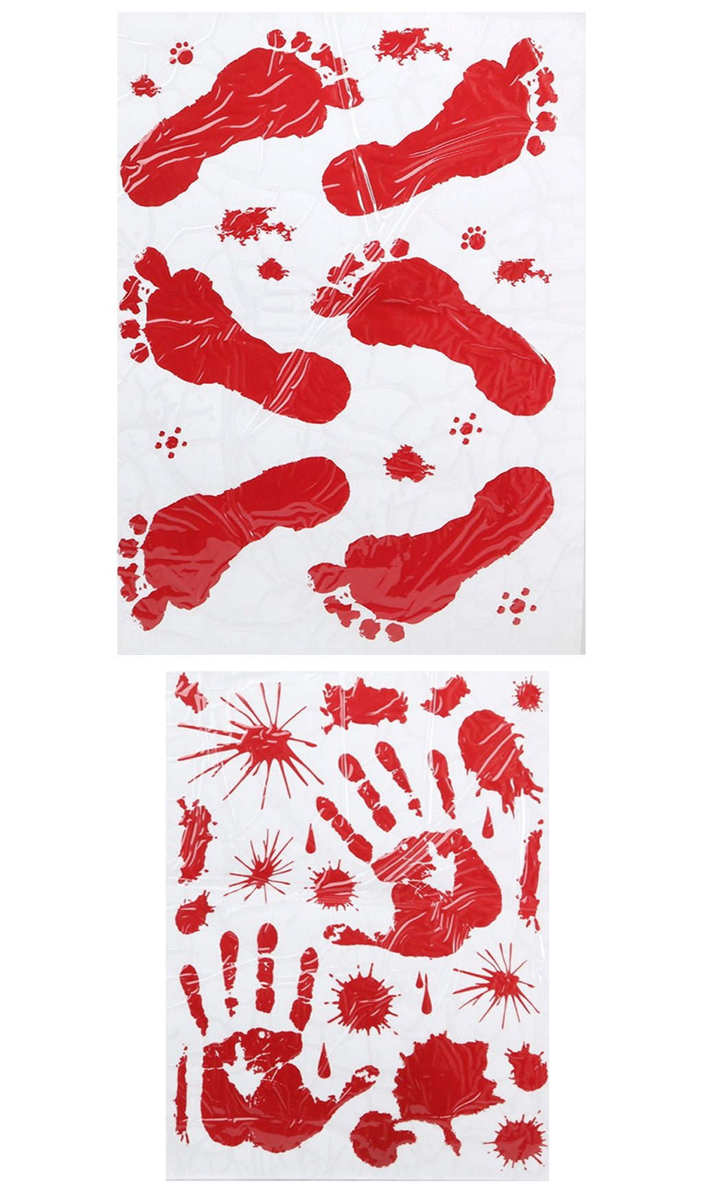 Pack 2 Decorazione Impronte Insanguinate.