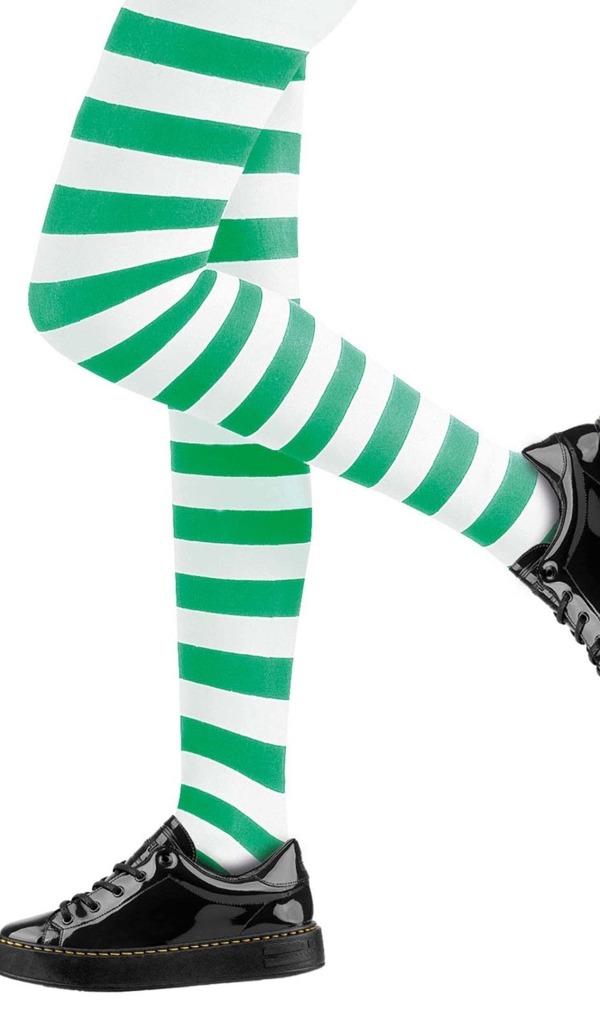 Collant a Righe Verdi e Bianche bambini
