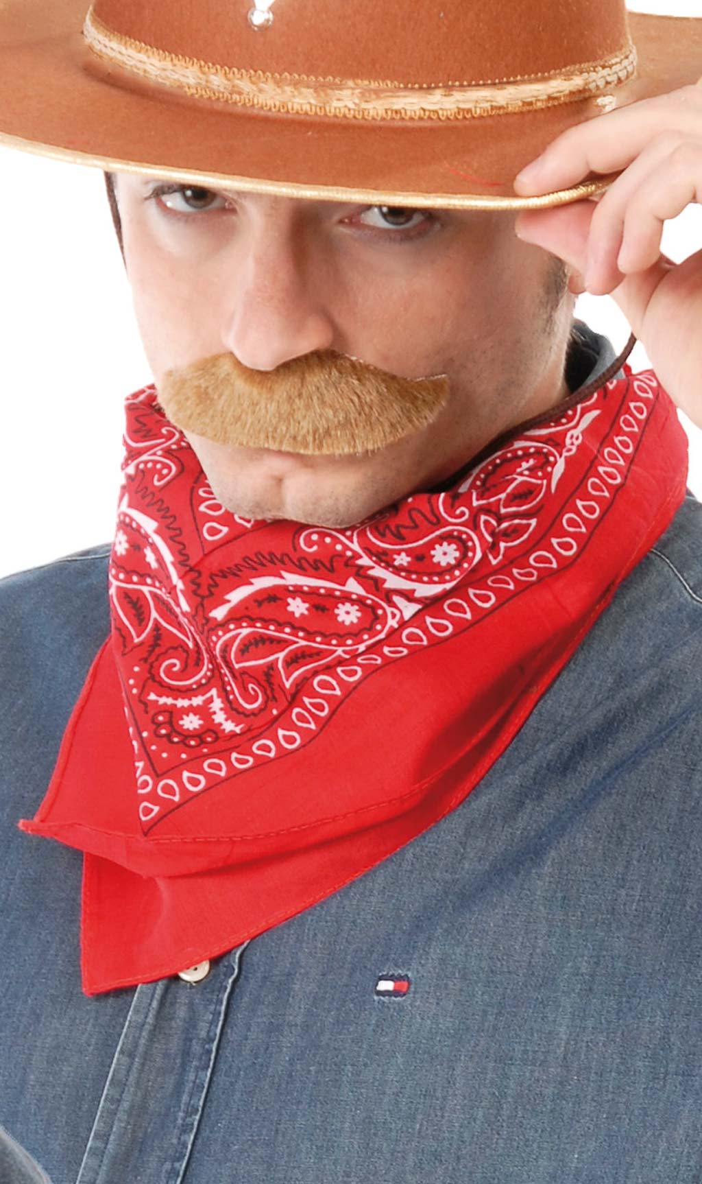 Foulard da Cowboy Rosso per adulto Costumalia by Signor Costume