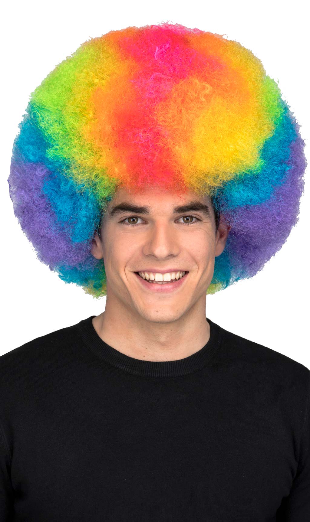 Parrucca Afro Jumbo Multicolore