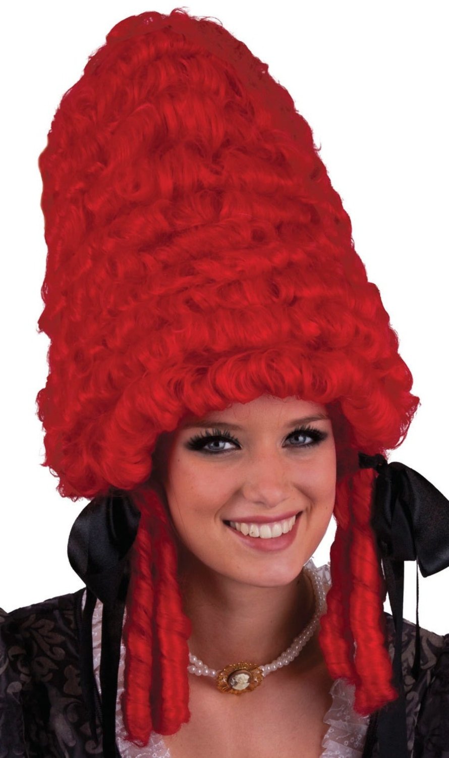 Parrucca Barocca Rossa Alta