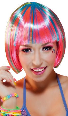 Parrucca Bob Multicolore