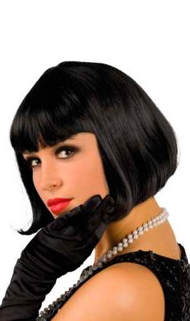 Parrucca Cabaret Nera