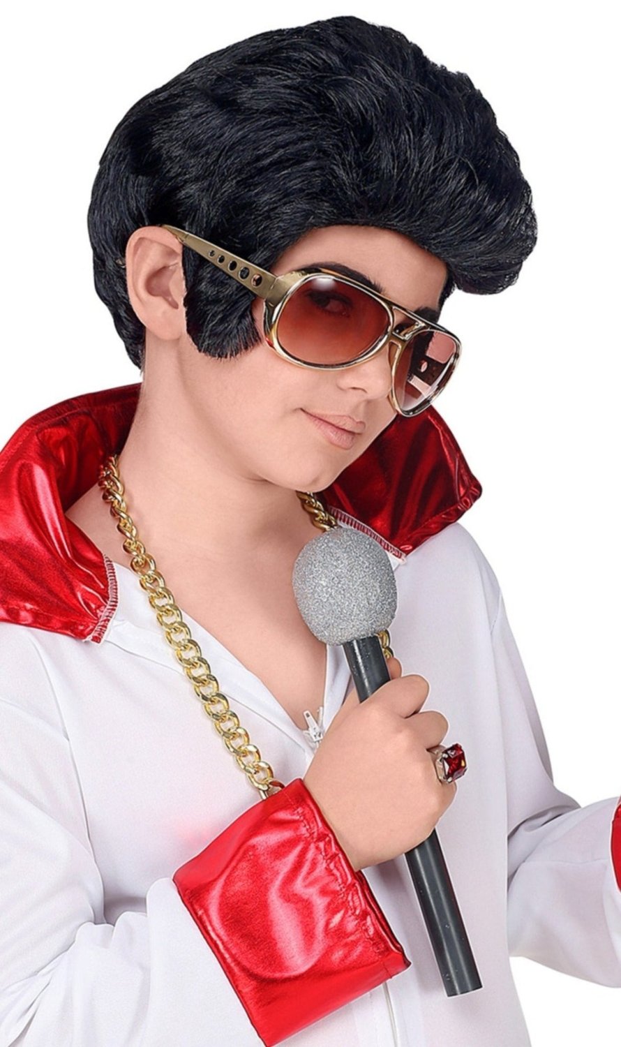 Parrucca da Re del Rock bambino