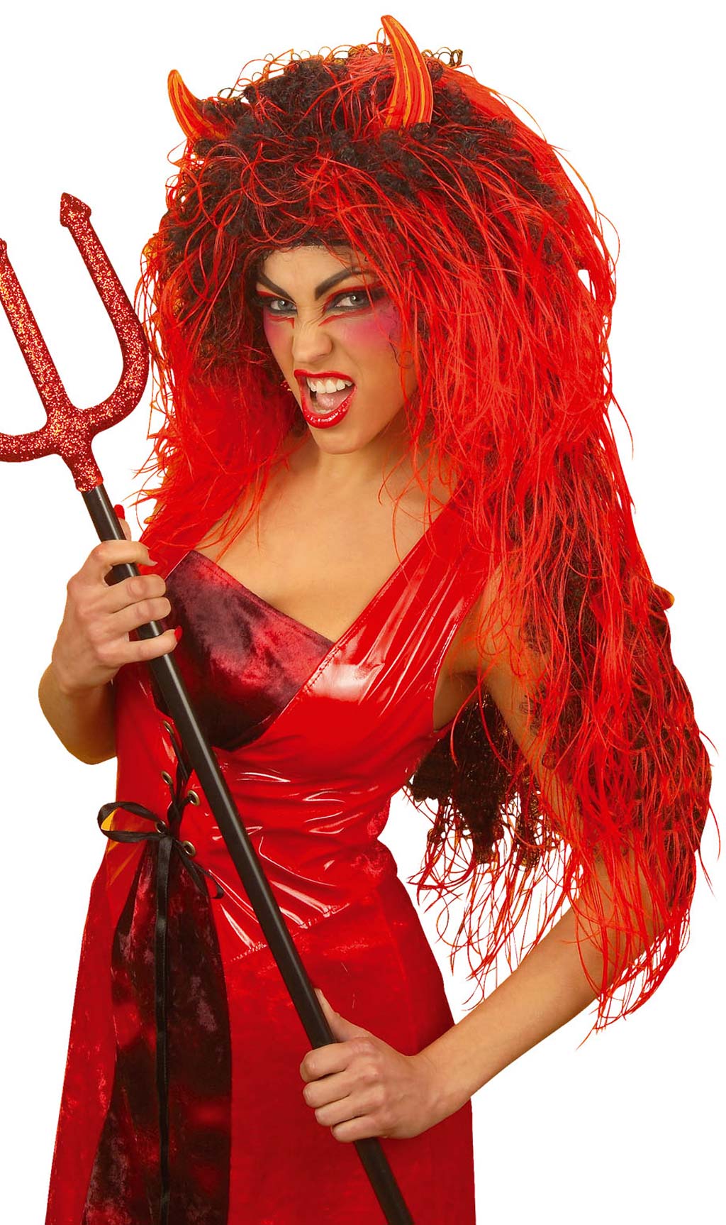 Parrucca Diavolessa Extra Lunga