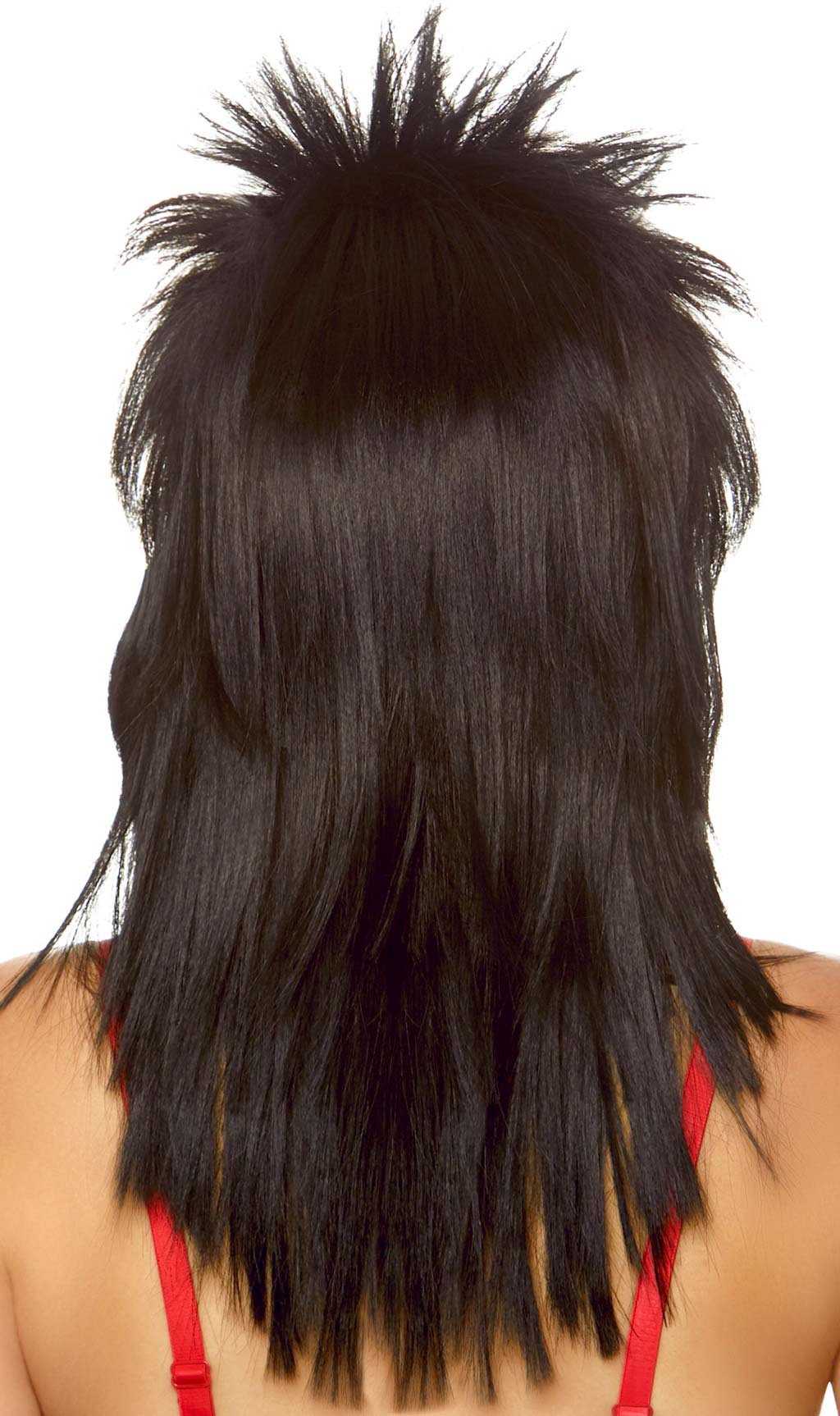 Parrucca Nera Rockstar Deluxe