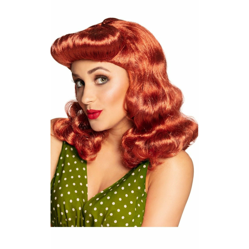 Peluca Pin-up Ondulada | Don Disfraz
