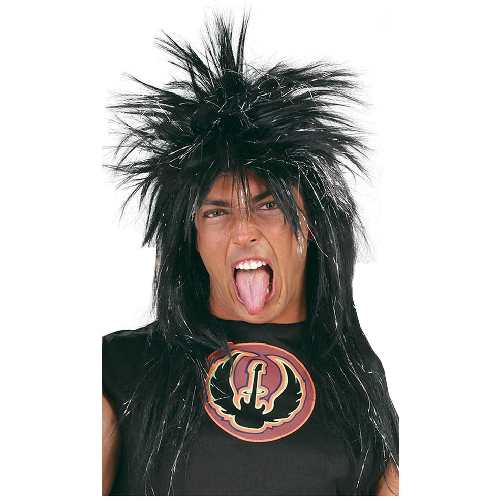 Peluca Punky Negra | Don Disfraz