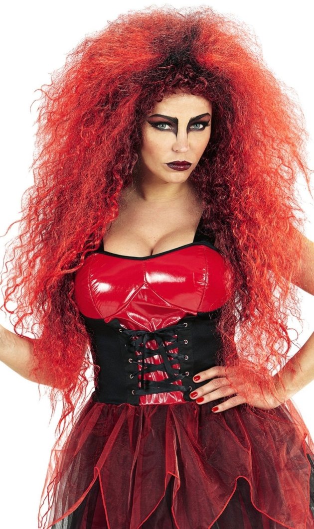 Parrucca Rossa Increspata