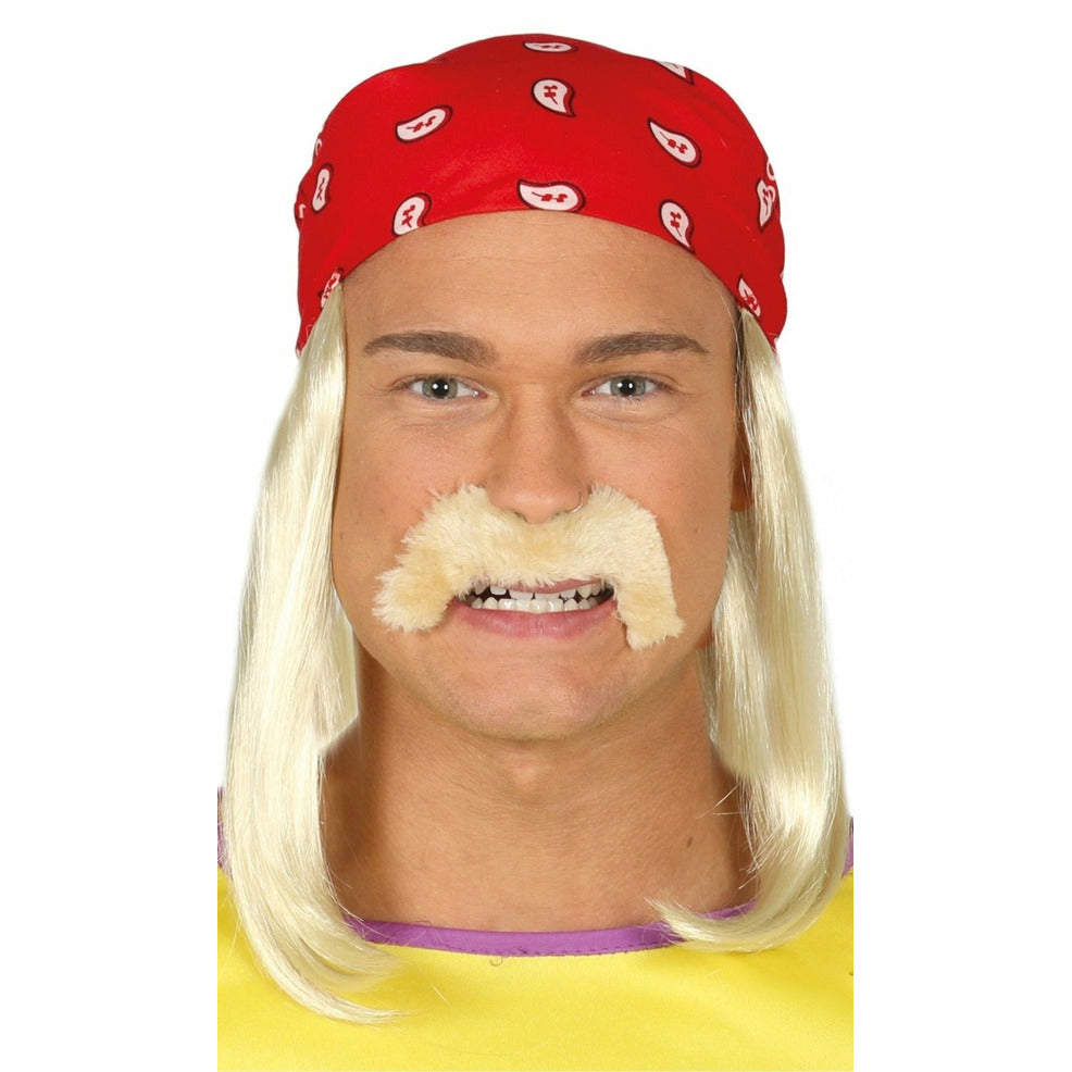Peluca Rubia Hogan | Don Disfraz