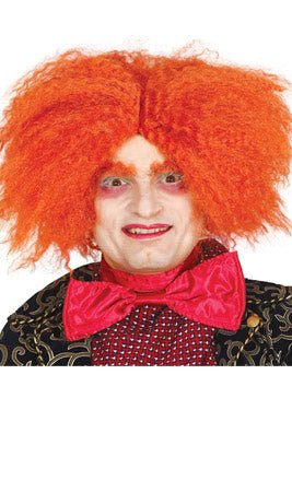 Parrucca Cappellaio Matto Arancione