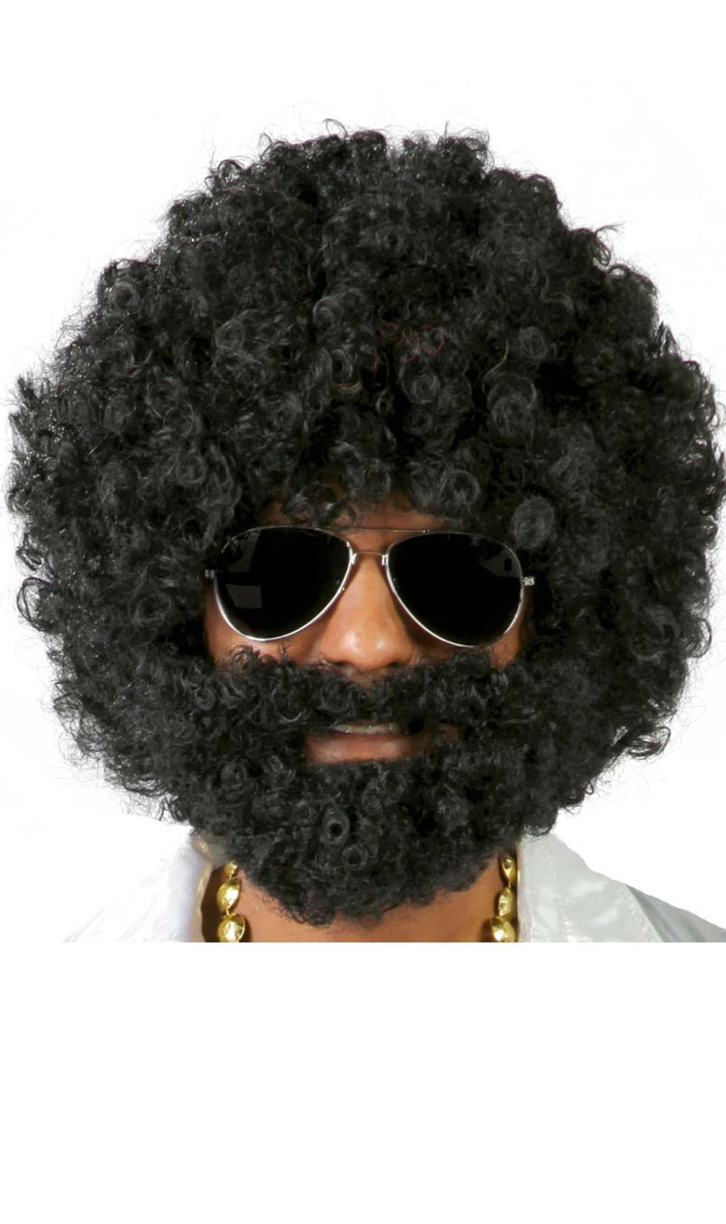 Parrucca e Barba Afro Extra