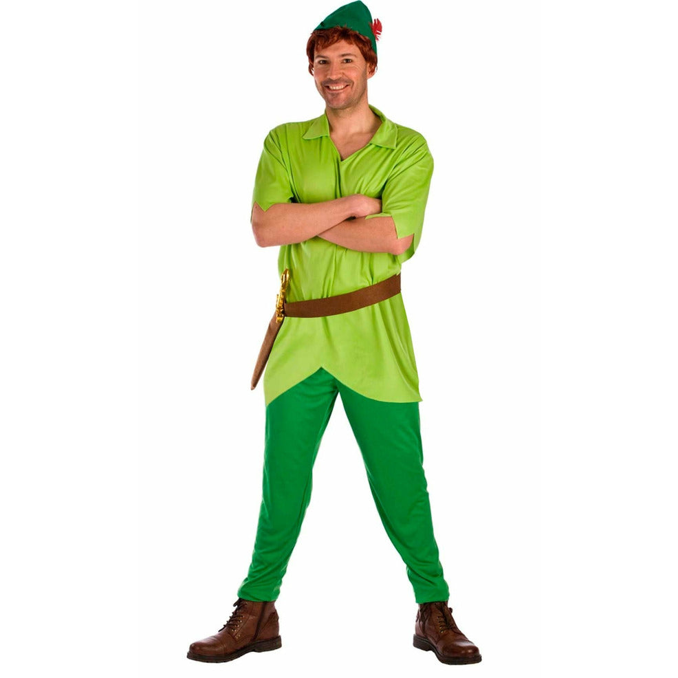 Disfraz de Peter Pan Verde para adulto | Don Disfraz