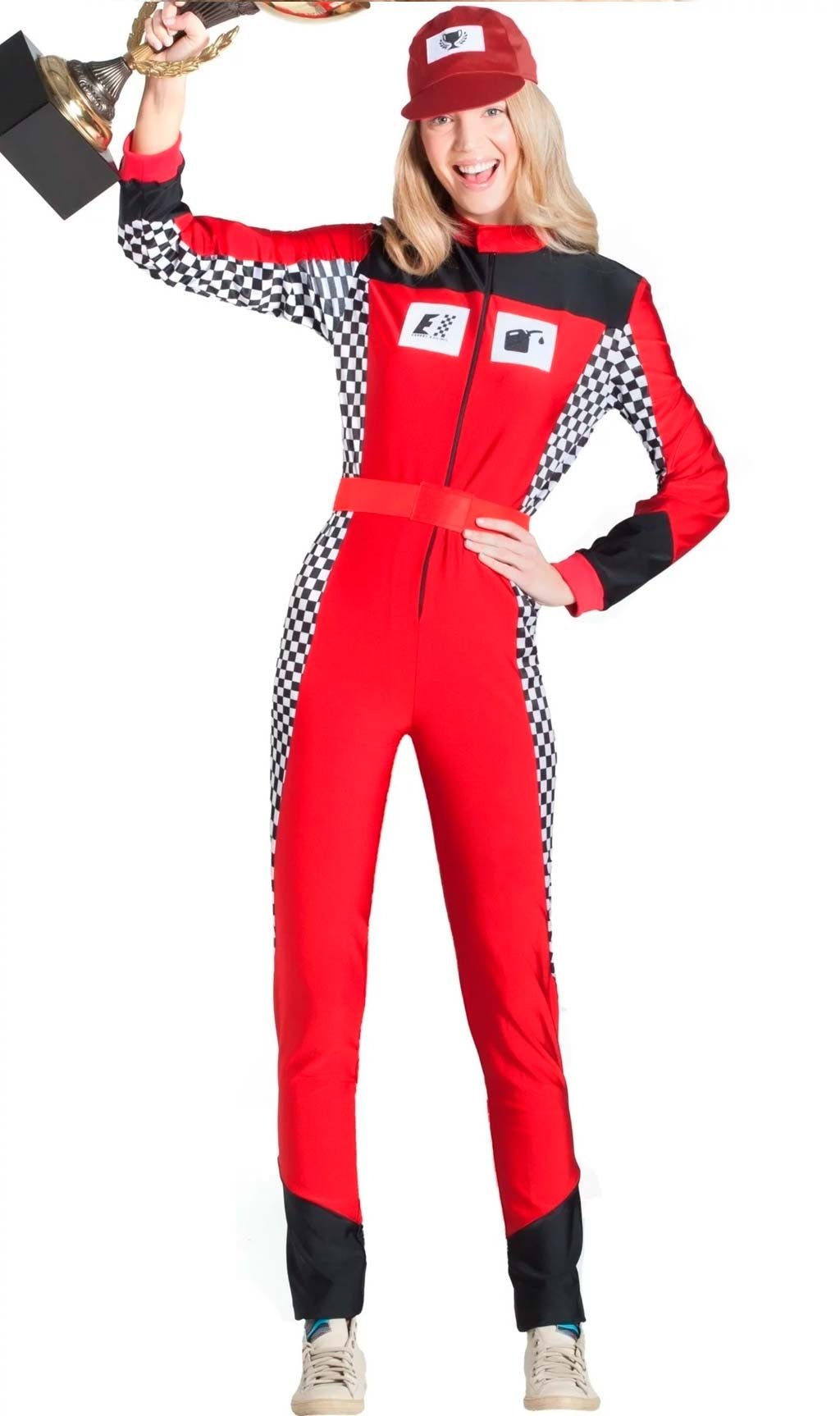 COSTUME PILOTA HOSTESS di Carriera Formula 1 Intera Costume Carnevale Donna  EUR 38,71 - PicClick IT