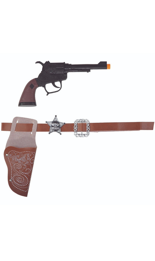 Pistola con Fodera Marrone